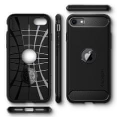 Spigen Ovitek za telefon, črn, iPhone SE (2022/2020)