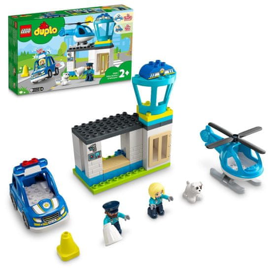 LEGO DUPLO 10959 Policijska postaja in helikopter