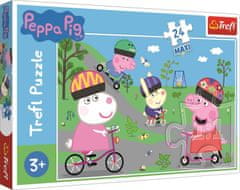 Trefl Puzzle Peppa Pig: Active day MAXI 24 kosov