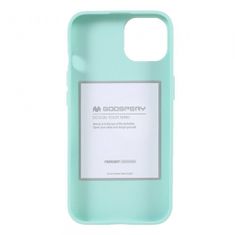 Goospery Soft Feeling ovitek iPhone 13 Pro, silikonski, mint zelen - odprta embalaža
