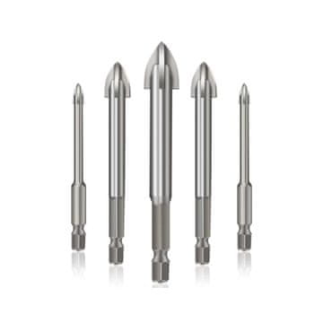 Netscroll Komplet 5 svedrov za vrtanje (5 kos.), EfficientDrilling