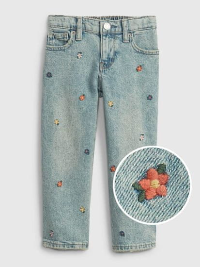 Gap Otroške Jeans hlače s výšivkou