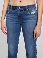 Gap Jeans hlače mid rise girlfriend Washwell 28TALL