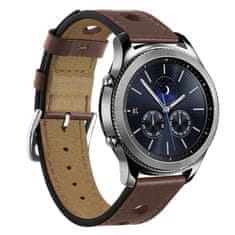 BStrap Leather Italy pašček za Samsung Gear S3, dark Brown