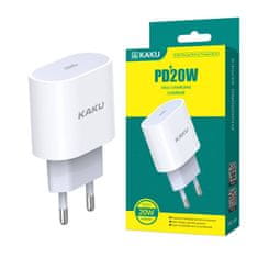 Kaku KSC-541 polnilnik USB-C PD QC 20W, bela