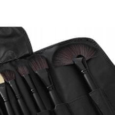 MG Makeup Brushes kozmetične ščetke 24ks, črna