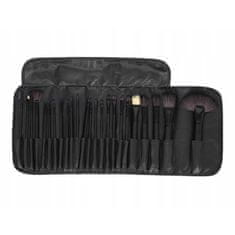 MG Makeup Brushes kozmetične ščetke 24ks, črna