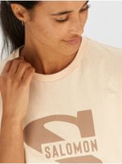Salomon Ženska Outlife Big Logo Majica Bež XS
