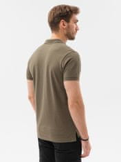 OMBRE moška basic polo majica Douglas temna olivna XL
