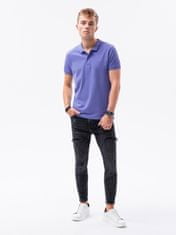 OMBRE moška basic polo majica Douglas vijolična XL