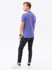 OMBRE moška basic polo majica Douglas vijolična XL