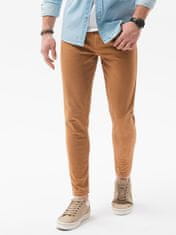 OMBRE Moške jeans hlače Eldgh rjav XL