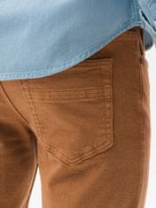 OMBRE Moške jeans hlače Eldgh rjav XL