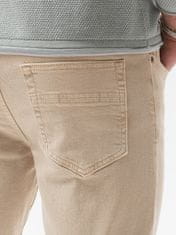OMBRE Moške jeans hlače Eldgh bež XXL