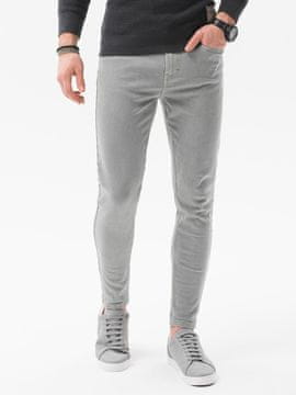 OMBRE moške jeans hlače Eldgh siva