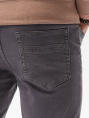 OMBRE Moške jeans hlače Eldgh temno siva XL