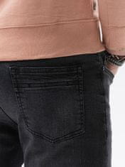 OMBRE Moške jeans hlače Jed črna XL