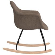 Vidaxl Gugalni stol taupe blago