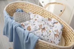 Sensillo Spalna vreča za dojenčke VELVET TOGETHER WHITE FOREST ADVENTURE 75x75