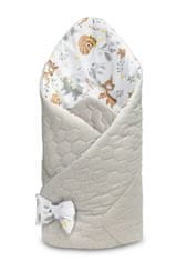 Sensillo Spalna vreča za dojenčke VELVET TOGETHER WHITE FOREST ADVENTURE 75x75