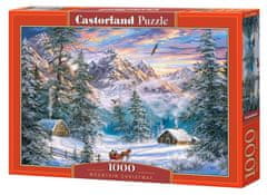 Castorland Puzzle Božič v gorah 1000 kosov