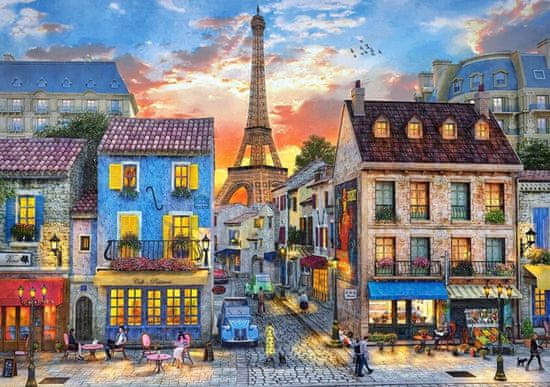 Castorland Puzzle Pařížská ulica 500 kosov