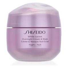 Shiseido White Lucent nočna krema in maska (Overnight Cream & Mask) 75 ml