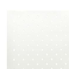 Vidaxl Paravan 5-delni bel 200x180 cm jeklo