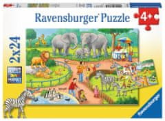Ravensburger Puzzle Day at the zoo 2x24 kosov