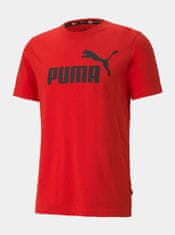 Puma Moška Essentials ogo Majica Rdeča S