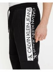 Calvin Klein oška irror Logo Spodnji del trenirke Črna XL