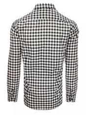 Dstreet moška kockasta srajca Itai bela-črna XXL