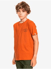 Quiksilver Deška Wild Card Majica otroška Oranžna 128
