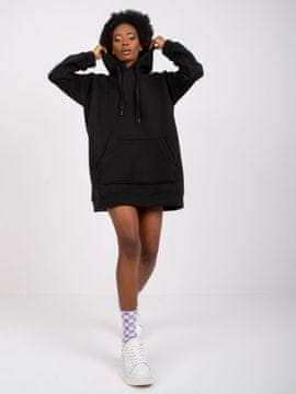 RUE PARIS Ženski dolgi pulover Lulinde črna