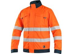 CXS Odsevna jakna CXS HALIFAX, dobro vidna, moška, oranžno-modra 