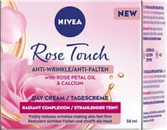 Nivea ( Anti-Wrinkle Day Cream) 50 ml z Rose Touch oljem in kalcijem 50 ml
