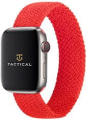 Tactical 778 pleten pas za Apple Watch 1/2/3/4/5/6/7/SE, 42/44/45 mm, vel. M, rdeč (57983101907)