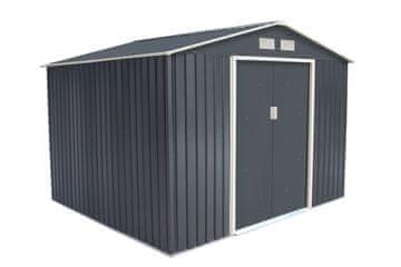 IWHOME Velik vrtni kovinski dom ARES D 7,06 m² - antracit