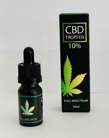 hempion CBD Kapljice 10% (10ml), 1000 mg CBD