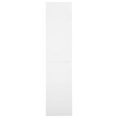 Vidaxl Pisarniška omara z drsnimi vrati bela 90x40x180 cm
