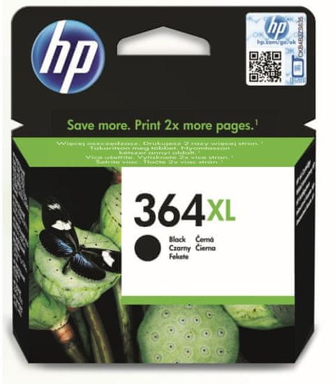 HP kartuša 364 XL, črna (CN684EE)