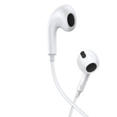 BASEUS Slušalke na kablu z mikrofonom USB-C Encok C17 bele