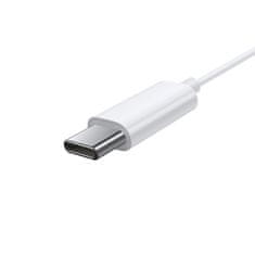 BASEUS Slušalke na kablu z mikrofonom USB-C Encok C17 bele