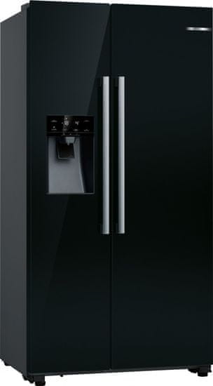 Bosch KAD93VBFP ameriški hladilnik, 178,7 x 90,8 cm, črn