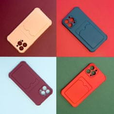 slomart card armor case pouch cover za iphone 13 pro card wallet silikonska air bag armor case navy blue