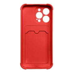 slomart card armor case cover za iphone 8 plus / iphone 7 plus card wallet silikonski armor cover air bag rdeča