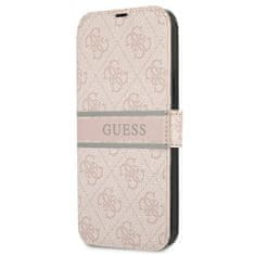 Guess GUBKP13S4GDPI iPhone 13 mini 5,4" roza/rožnata knjiga 4G Stripe