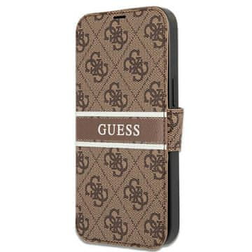 Guess GUBKP13S4GDBR iPhone 13 mini 5,4" rjav/brown book 4G Stripe