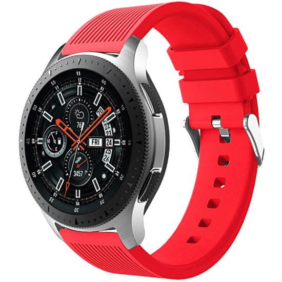 4wrist Silicone strap for Samsung Galaxy Watch Red 20 mm mimovrste=)