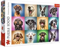Trefl sestavljanka Smešni portreti psov, 1000 delov